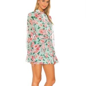 Lovers + Friends Amy floral mini dress